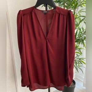 Express size L long-sleeve blouse